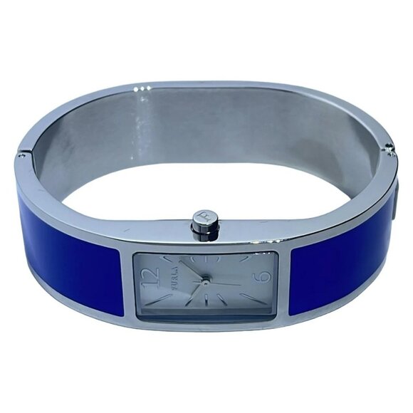 Auth FURLA - Unconfirmed Blue Silver Women's Wrist Watch - Picture 2 of 5
